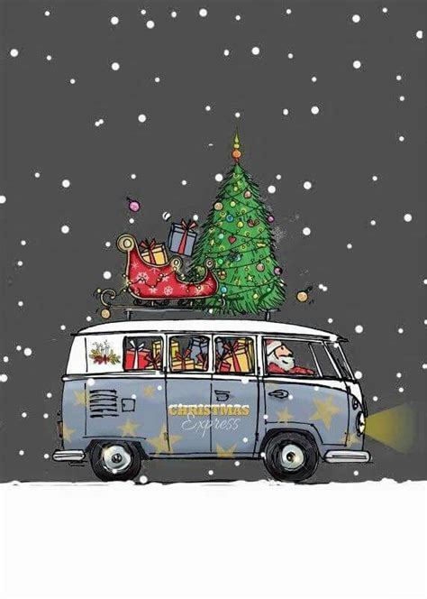 Vw Bus Christmas Cute Christmas Wallpaper Christmas