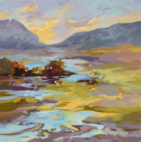 Valley Vantage Point Painting By Rae Andrews Pixels