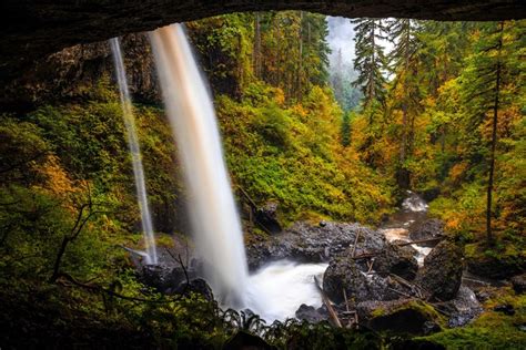 4k Silver Falls State Park Oregon Usa Parks Forests Waterfalls