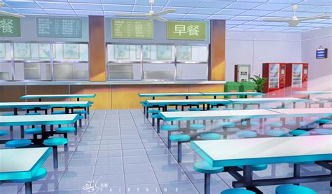 Artstation School Cafeteria