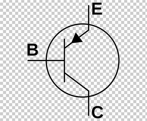 Bipolar Junction Transistor Electronic Symbol NPN Electronic Circuit PNG Clipart Angle Area