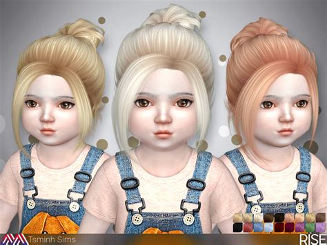 The Sims Resource Rise Hair 34 Toddler