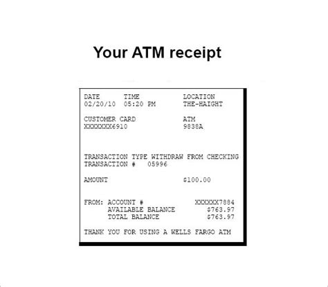 Electronic Receipt Template Master Template