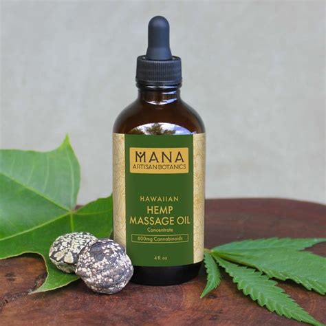 Mana Botanics Hemp Massage Oil Concentrate Official Website Liverphil