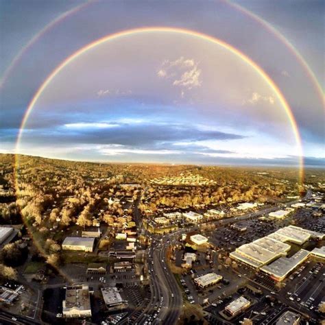Rare Full Circle Rainbow Appears In Sky Over Greenville South Carolina