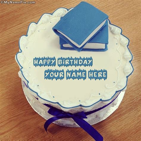 Johnniekake has uploaded 204 photos to flickr. Books Birthday Cake With Name