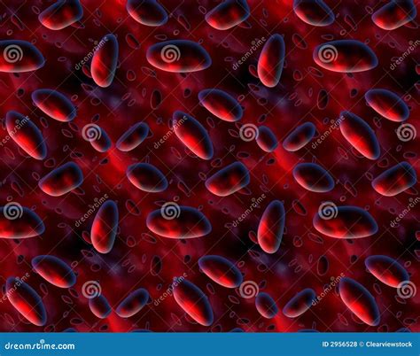 Red Blood Cells Closeup Stock Vector Illustration Of Scientific 2956528