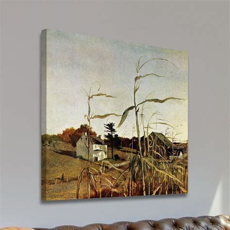 August Grove Autumn Cornfield By Andrew Wyeth Print And Reviews