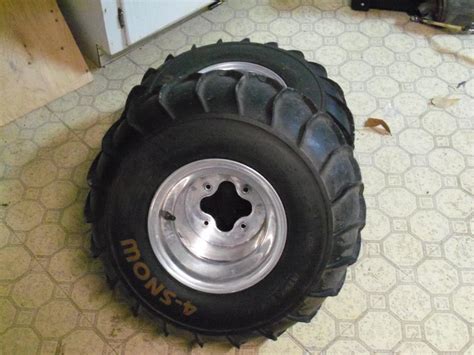 Set Of Maxxis 4 Snow Tires On Itp Rims Polaris Atv Forum
