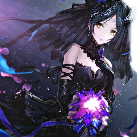 Anime Girl Black Hair Princess