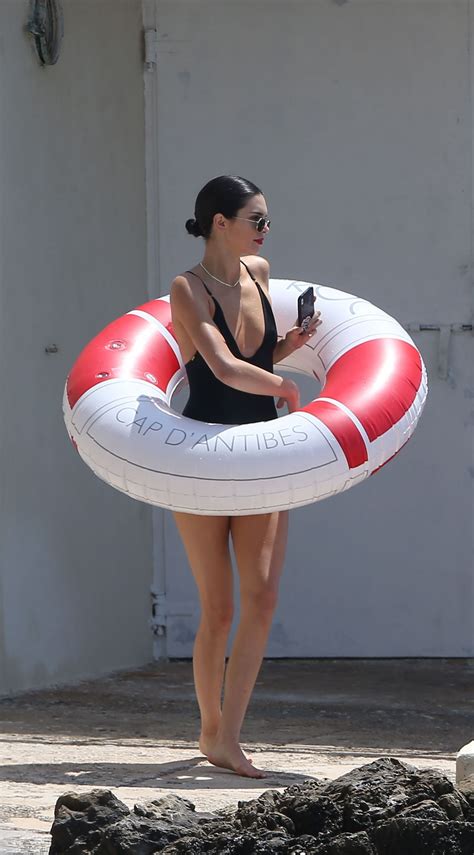 Kendall Jenner In Swimsuit At Eden Roc Hotel Swimming Pool In Antibes