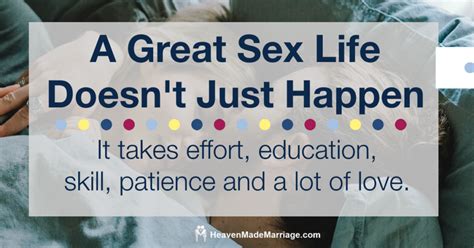 Great Sex Is Not Natural — Heaven Made Marriage