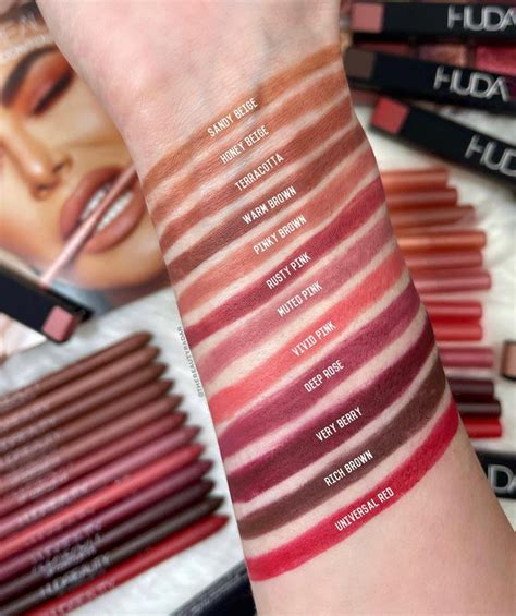 The Beauty Radar On Instagram Swatches Of The New Hudabeauty Lip