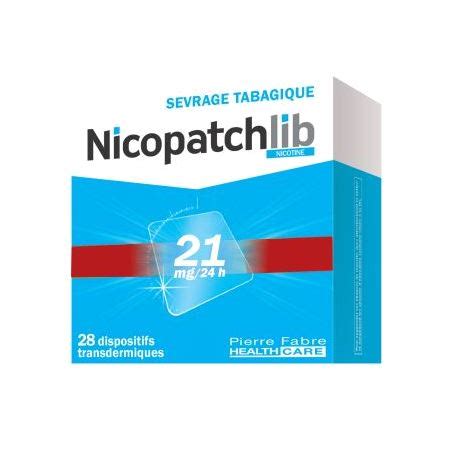 Comment utiliser nicopatch nicopatchlib 21mg/24h 28 patchs ? NICOPATCHLIB 21 mg/24 heures : prix, notice, effets ...