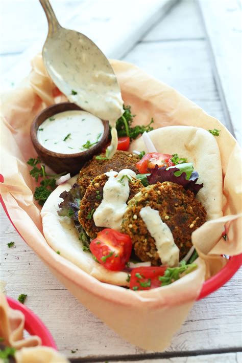 Drain the chickpeas and pulse with the bicarb in a food processor until roughly chopped. Easy Vegan Falafel | KeepRecipes: Your Universal Recipe Box