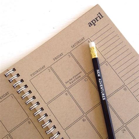 2015 Small Kraft Monthly Spiral Planner Etsy Spiral Planners