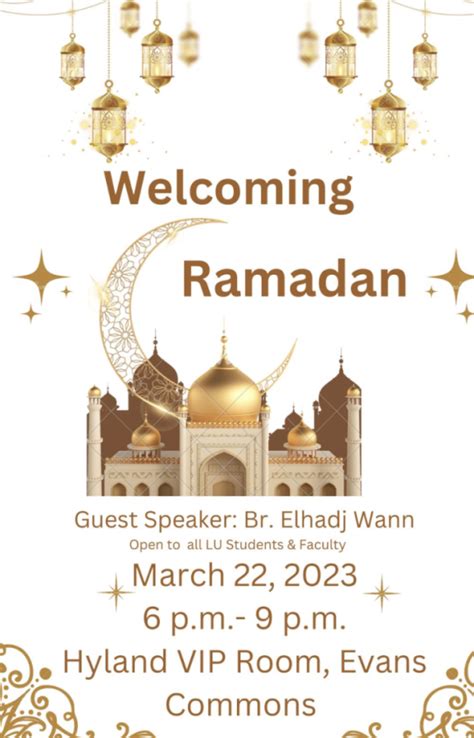 Muslim Student Association To Welcome Ramadan With A Feast Lindenlink