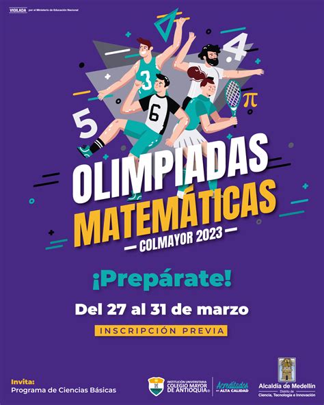 Olimpiadas Matemáticas 2023 1 Colegio Mayor De Antioquia