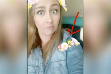 Snapchat Filter Picks Up Ghost Like Face Lurking Next To Shocked Woman Daily Star