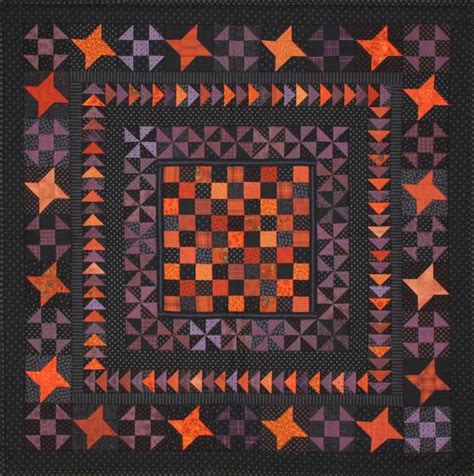 Rich Colors Glow In This Striking Quilt Quilting Digest