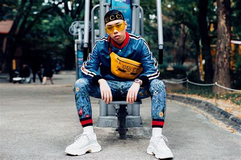 Meet Bewhy The Gucci Obsessed Korean Rapper Taking Over America Korean Street Fashion Korean