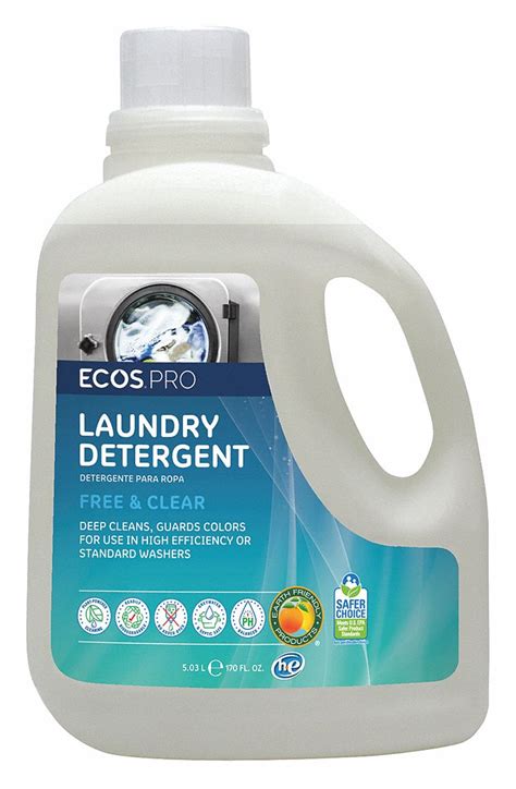 Ecos Pro Odorless Laundry Detergent 45ca44pl937102 Grainger