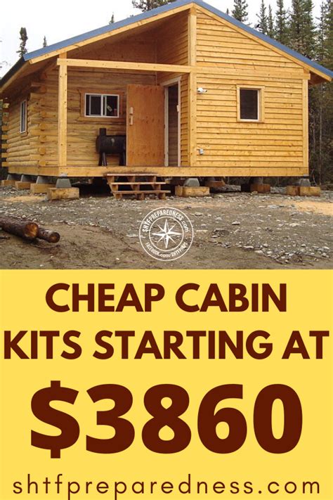Cheap Cabin Kits Starting At 3860 Cheap Cabins Tiny House Cabin Small Log Cabin