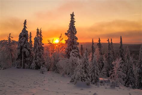 Lapland Sunset By Esveeka Stock On Deviantart