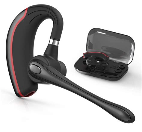 This headset sits in your ear and is almost invisible. Bluetooth Headset, HandsFree Wireless Earpiece V4.1 with ...