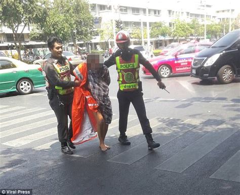 Western Backpacker Found Walking NAKED In Bangkok Daily Mail Online