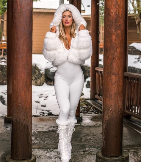 snow bunny 🐰🤍 ️ jumpsuit raygan marie whallon