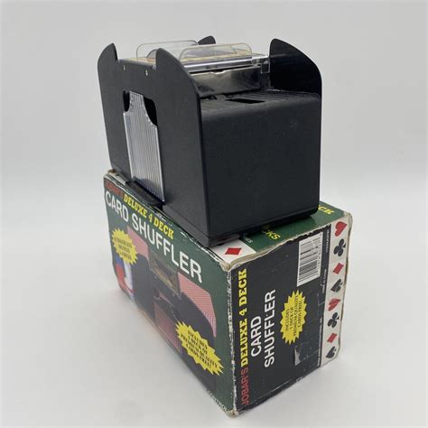 Vintage 1996 Jobar Automatic Card Shuffler 1 4 Deck Card Shuffler Ebay