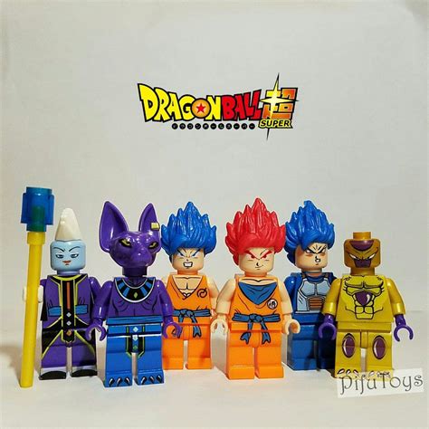 The largest dragon ball legends community in the world! Dragon Ball Super - Lot de 6 Minifigures | legos | Pinterest | Dragon ball, Dragons and Lego