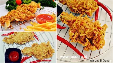 Menurutku, ayam goreng kfc yang asli itu lebih baik mutunya karena lapisan tepungnya lebih tebal, kata joe. Ayam Goreng Tepung Kribo. Renyah Tahan 8 Jam, Cocok Untuk ...