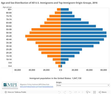 Age Sex Pyramids Of Top Immigrant Origin Groups In