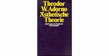 Ästhetische Theorie by Theodor W. Adorno