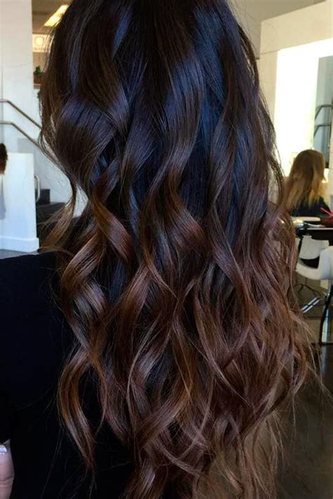 pin by nikkalii on hair brown ombre hair hair color dark balayage hair