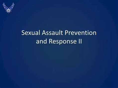 PPT Sexual Assault Prevention And Response II PowerPoint Presentation