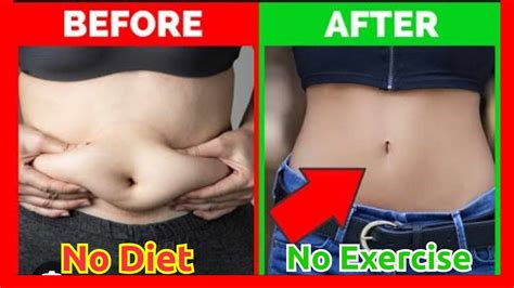 How To Lose Belly Fats No Diet No Exercise For Just 3 Days Youtube