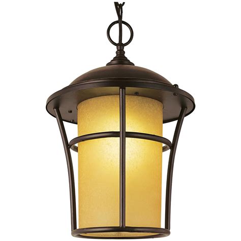 Trans Globe Lighting® Amber Glow Large Outdoor Hanging Lantern 210504