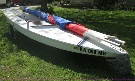 1976 Sunfish 14 Two Person Sailboat In Bentley Ks Item A6319 Sold