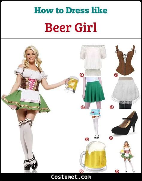 beer maiden wench girl costume for cosplay and halloween
