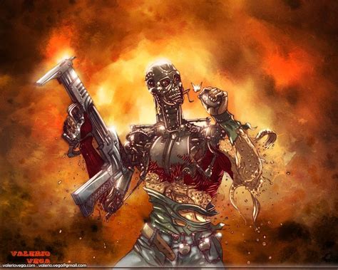 Terminator By Valeriovega On Deviantart Terminator Predator Art