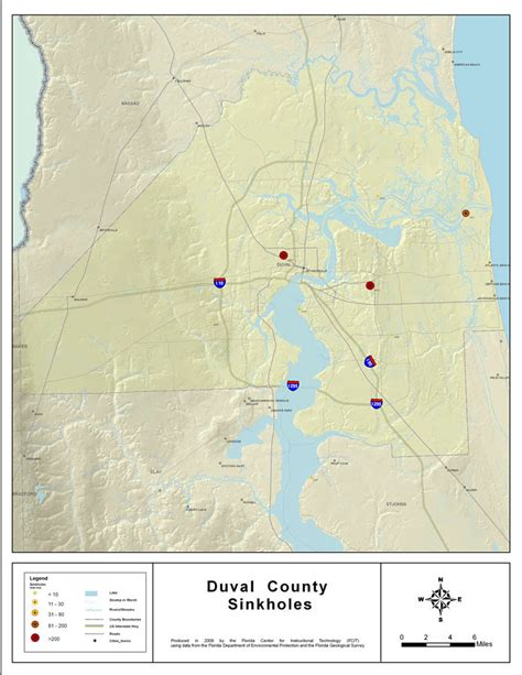 Duval County Florida Map Cities And Towns Map