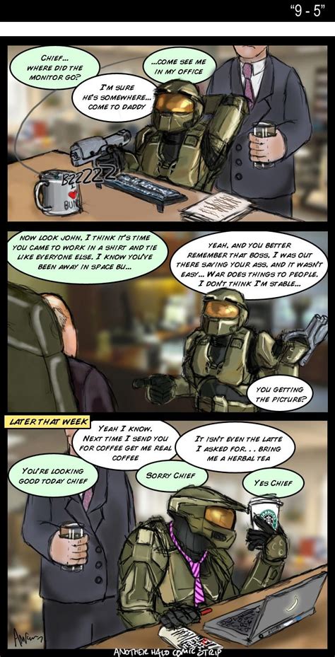 Another Halo Comic Strip Halo Funny Halo Video Game Halo