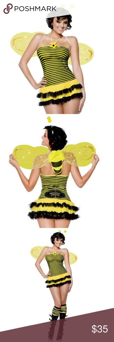 🔴310 Midnight Stinger Bumblebee Bee Costume S Bee Costume Fancy