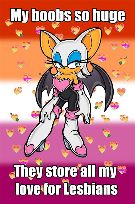 Some Positivity With Rouge The Bat Loving Lesbians Ractuallesbians