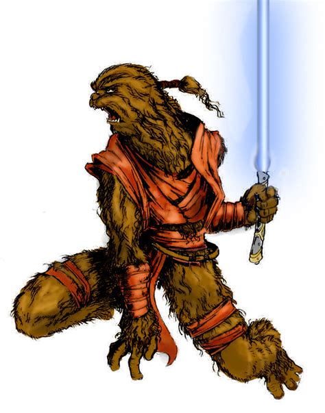 Wookiee Jedi By Halicron On Deviantart