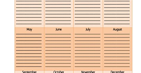 Moming About Dates To Remember Free Printable