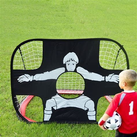 Kids Children Foldable Football Gate Net Goal Ball Practice Soccer